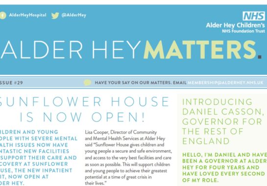 Alder Hey Matters front cover June 2023
