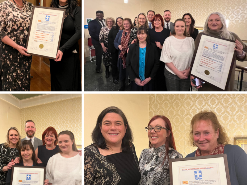 A collage of Alder Hey representatives